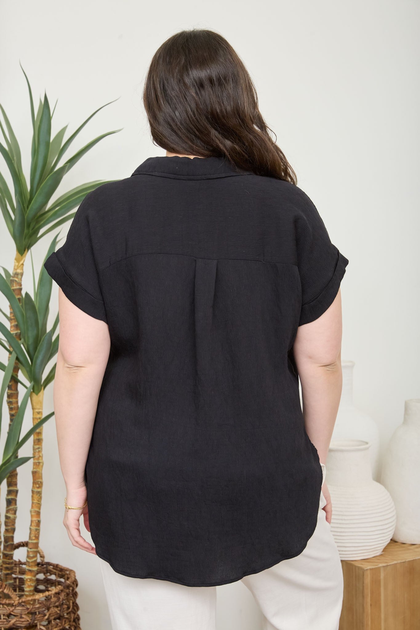 Laidback Luxe Linen Top