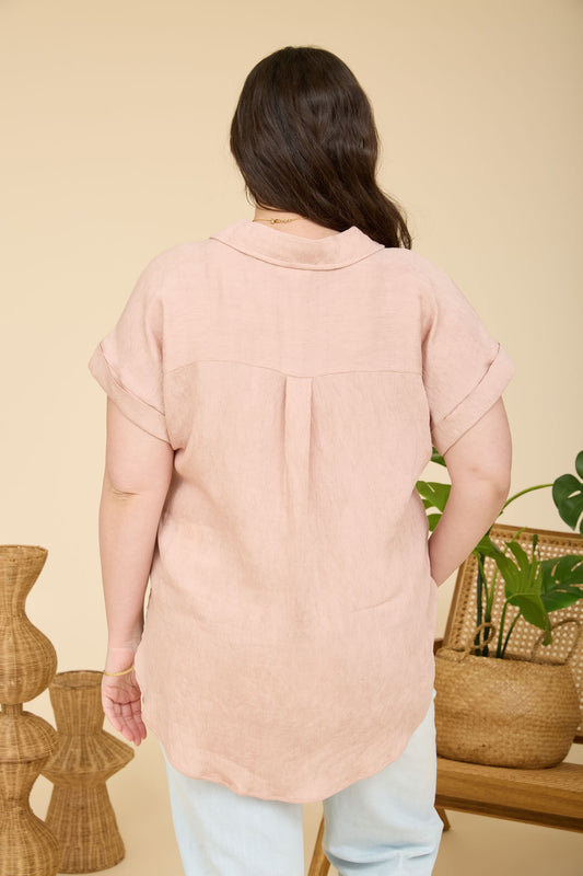 Laidback Luxe Linen Top