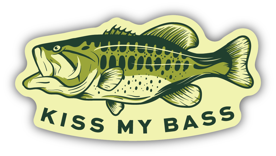 Kiss My Bass Sticker