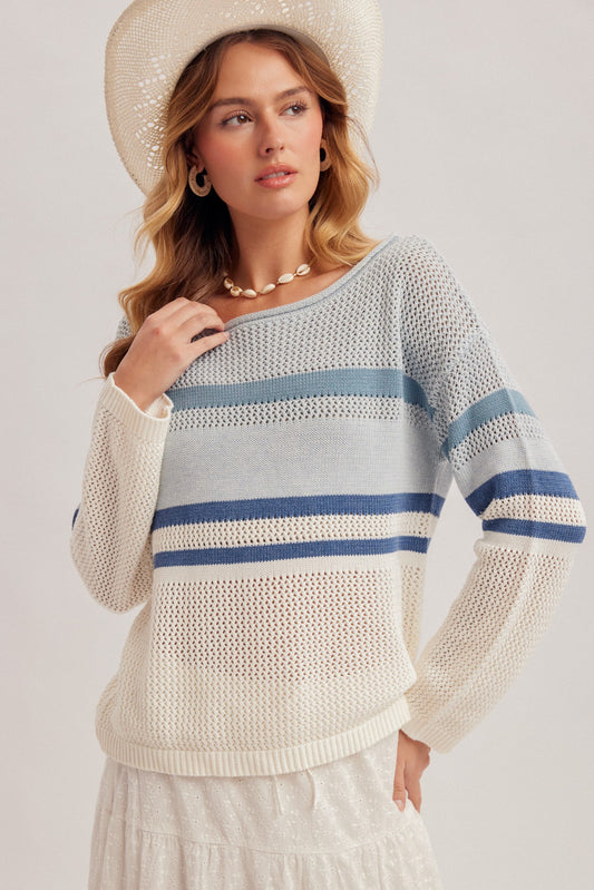 Salt Air Stripe Sweater