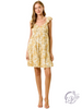 Sunlace Sweetheart Tiered Mini Dress