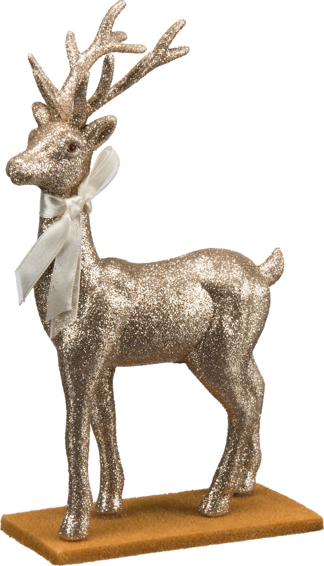 Medium Champagne Glitter Deer