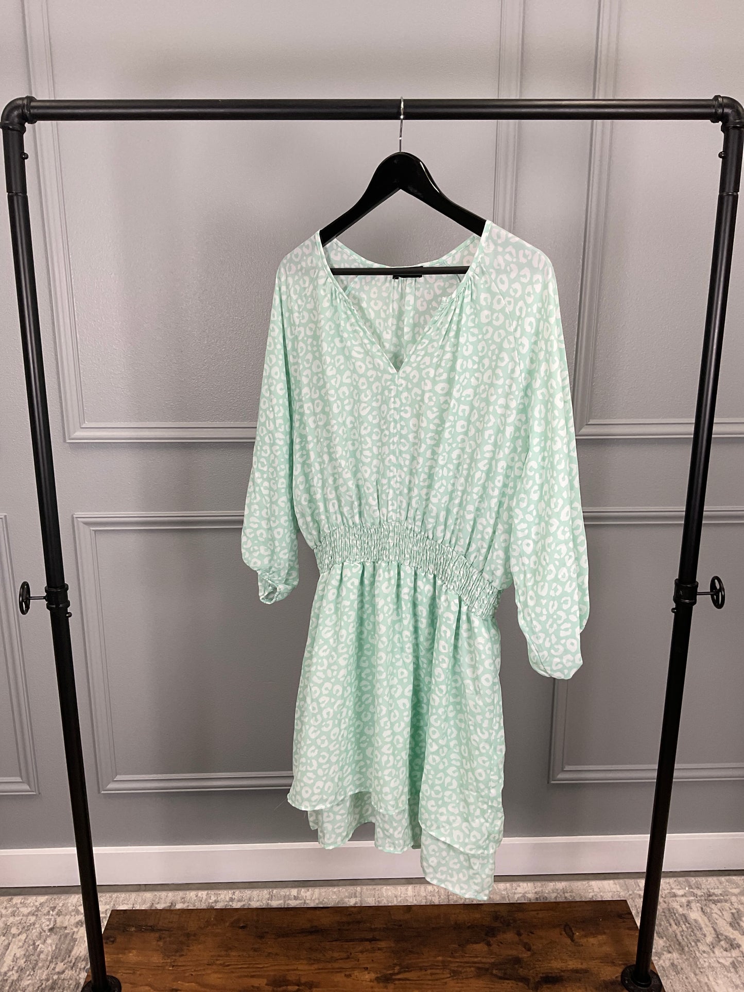 Curvy Bold Moves Long Sleeve Dress