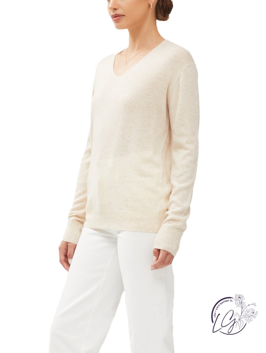 Chic Comfort Deep V Sweater