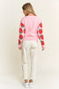 Curvy Blushing Berries Pullover Sweater
