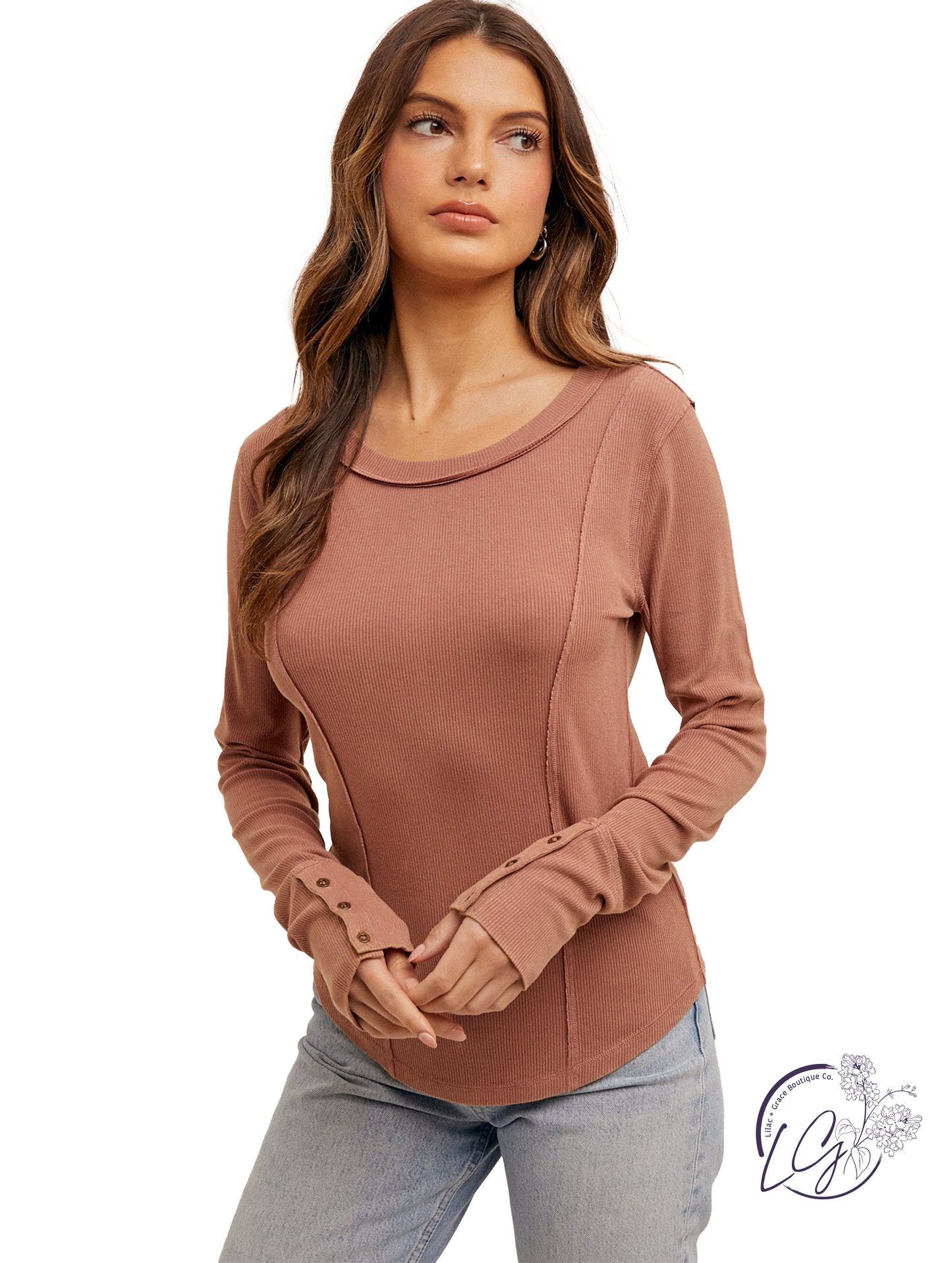 Hues of Love Henley Top