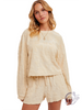 Pasture In Pattern Terry Pullover