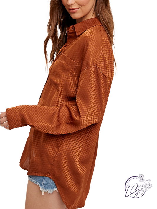 Classic Checkered Blouse