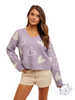 Purple Skies, Full Hearts Sweater