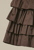 Brown Sugar Ruffle Mini Skirt