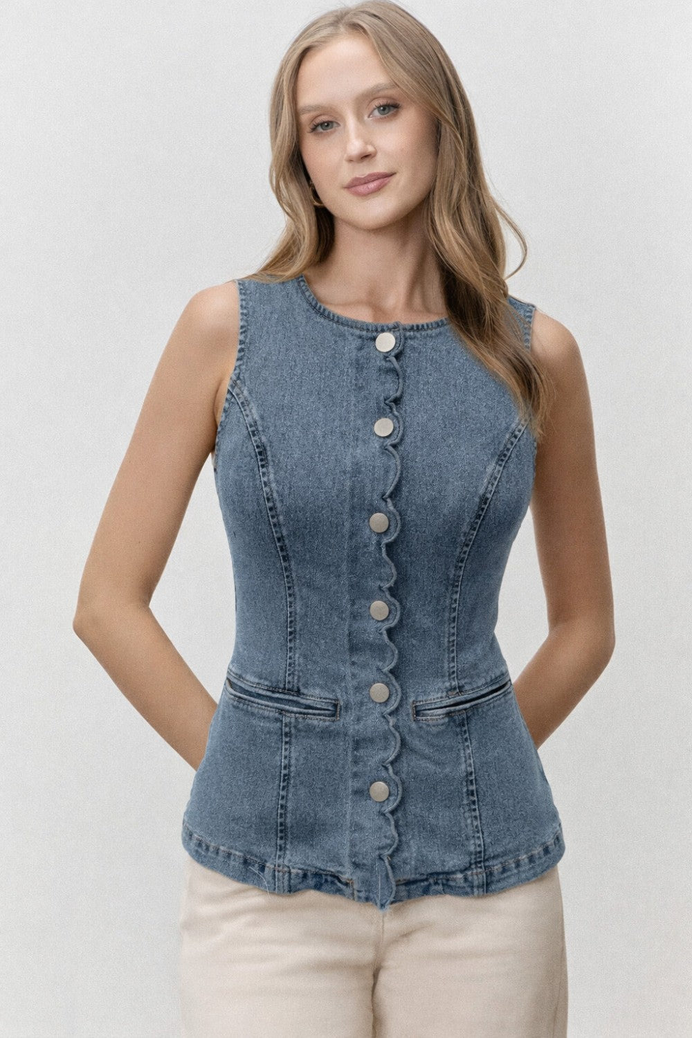 Denim Darling Top