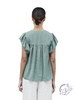 Breathe In, Breathe Out Satin Blouse