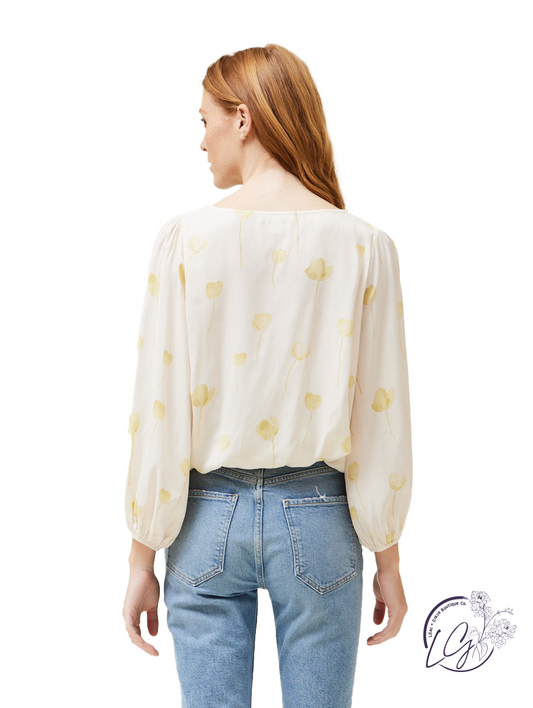 Sunshine Serenade Boatneck Blouse