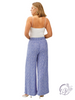 Curvy Blue On Both Pants