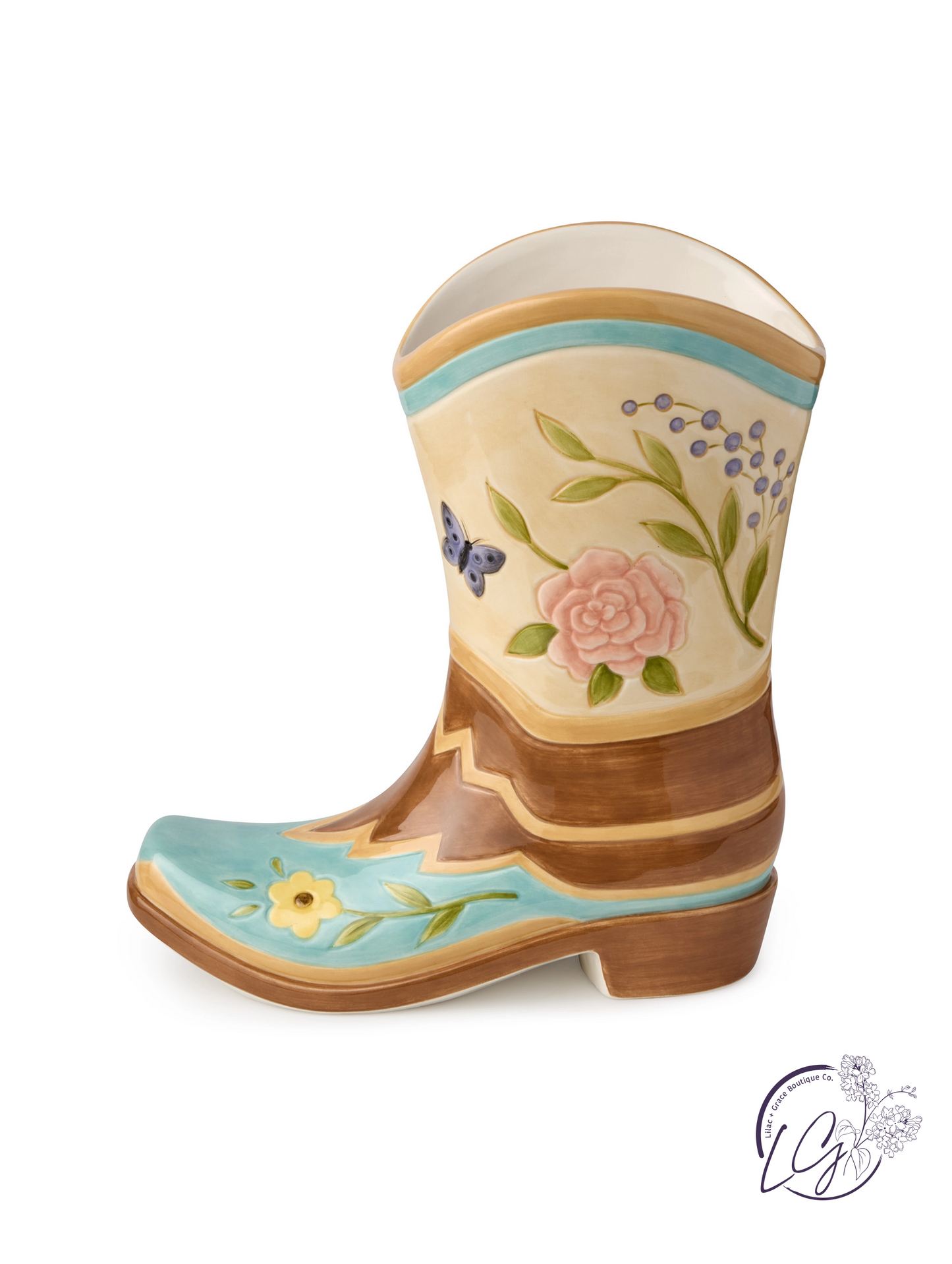 Rosewood Ranch 3-D Boot Vase