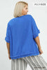 Curvy Coastal Fringe Blouse