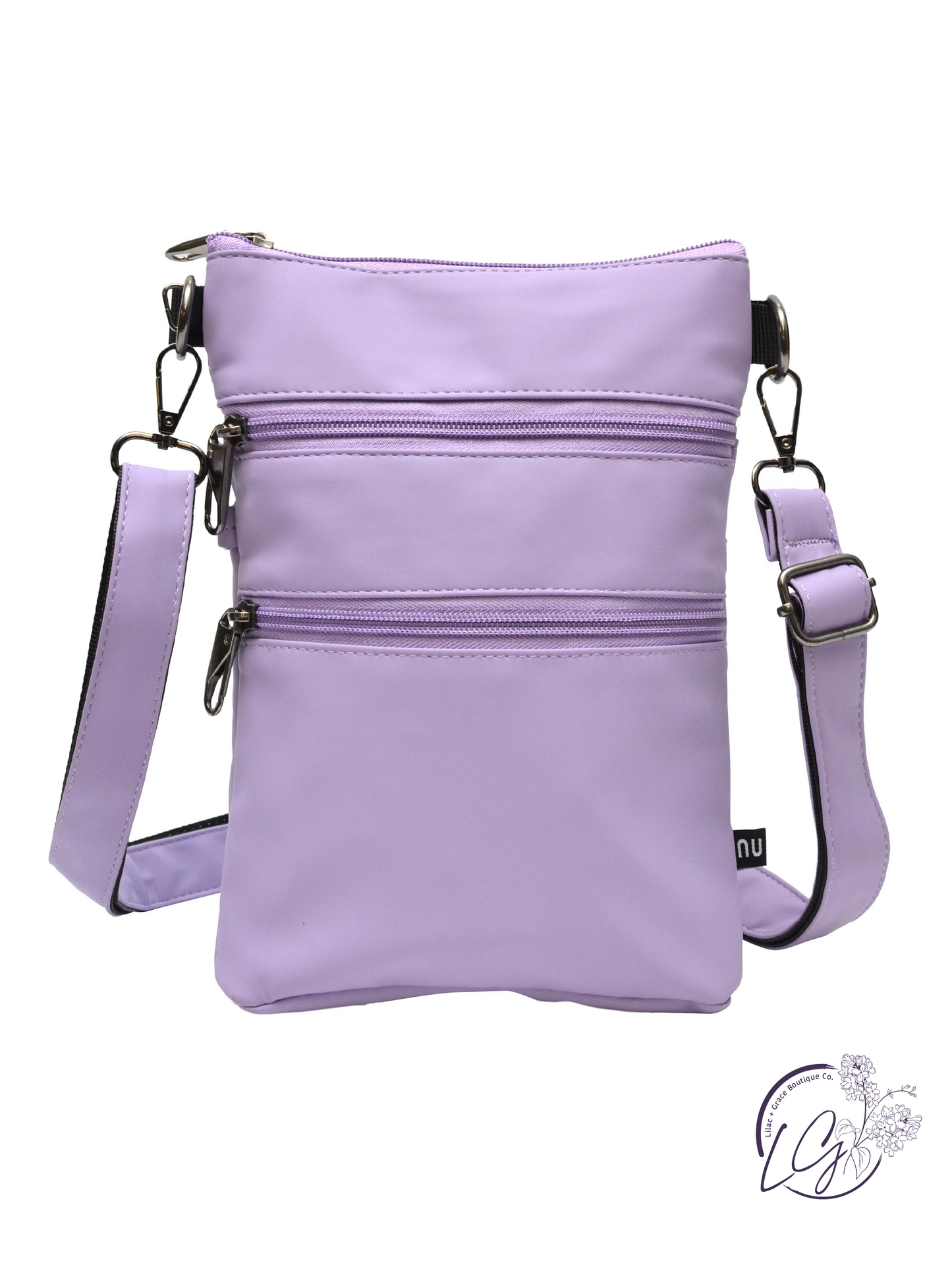 Nupouch Anti-theft 3 Zipper Crossbody