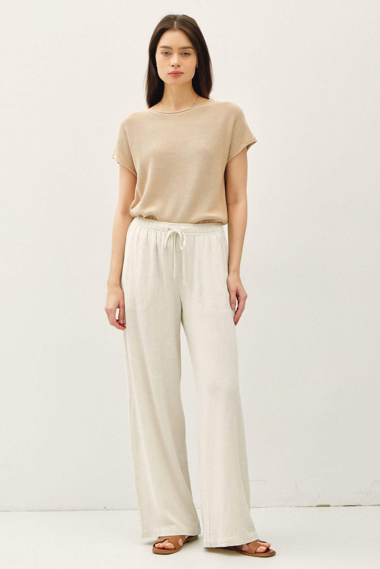 Airy Wide Leg Trousers