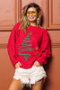 Sequin Star Tinsel Tree Sweater