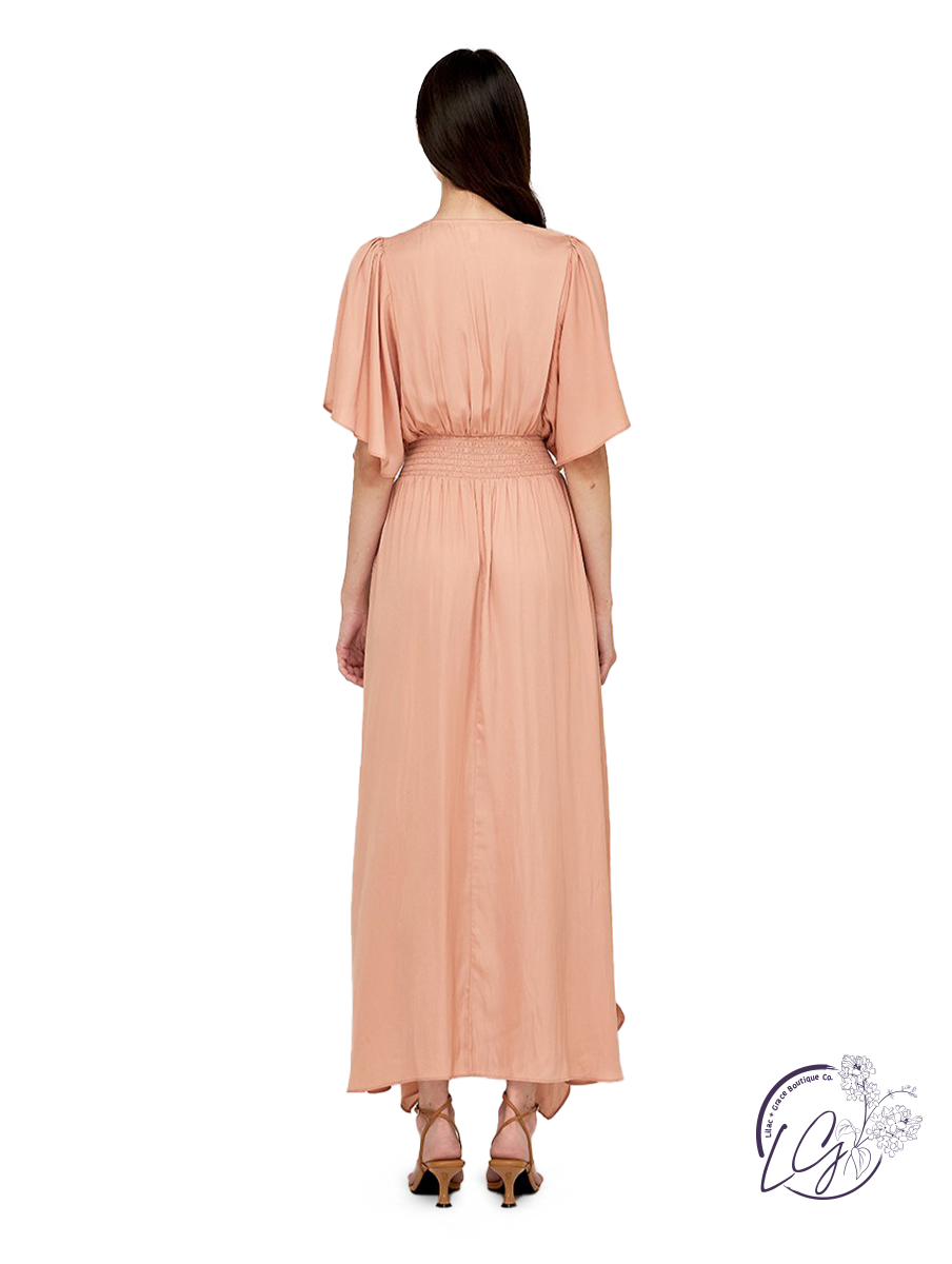 Graceful Asymmetry Maxi Dress