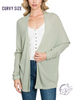 Curvy Tranquil Breeze Kimono Cardigan