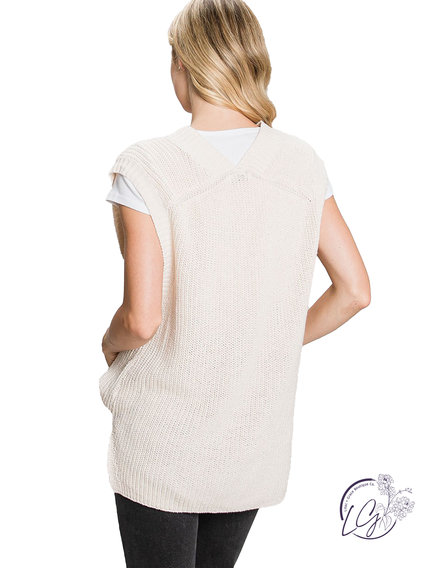 Joyful Memory Ribbed Sweater Vest