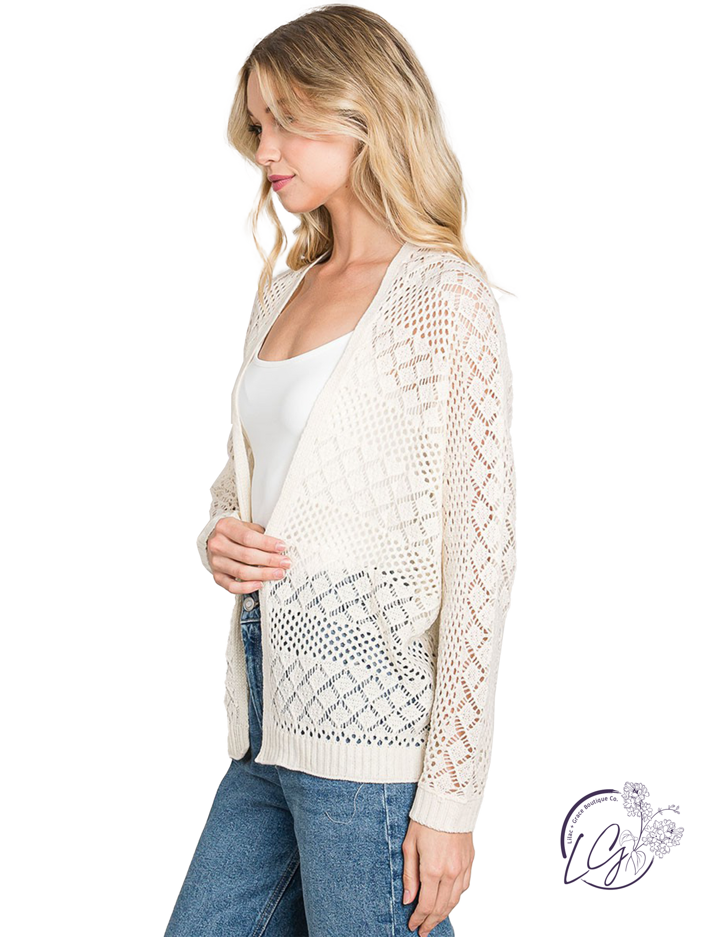 Right On Time Short Crochet Cardigan