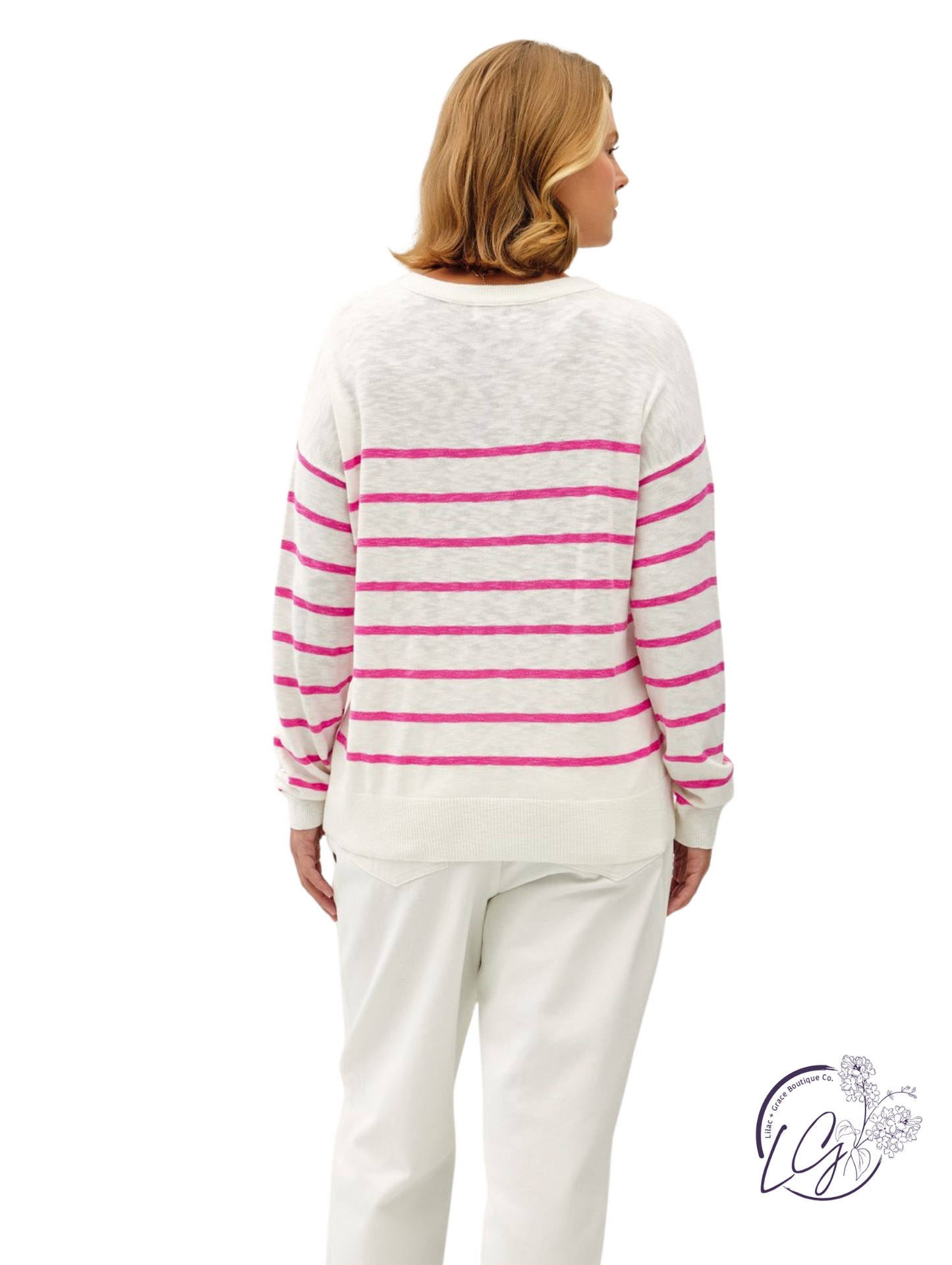 Curvy Veil of Dusk Sweater