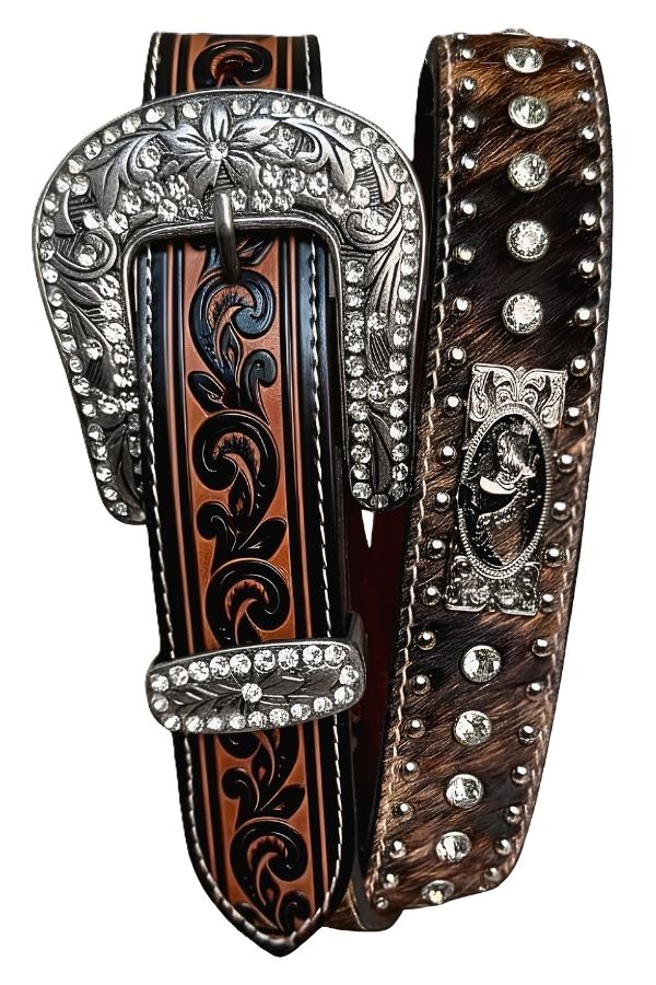 Saddle Ridge Hair-On-Hide Belt