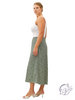 Curvy Efflorescing Comfort Midi Skirt