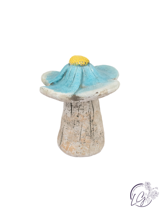 Colorful Cement Mushroom