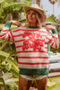 Merry & Bright Stripe Knit Top