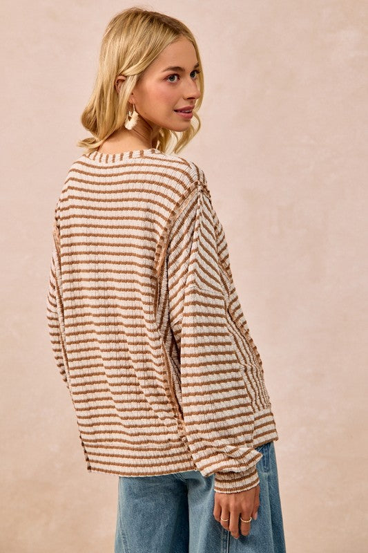 On Woven Ground Knit Top