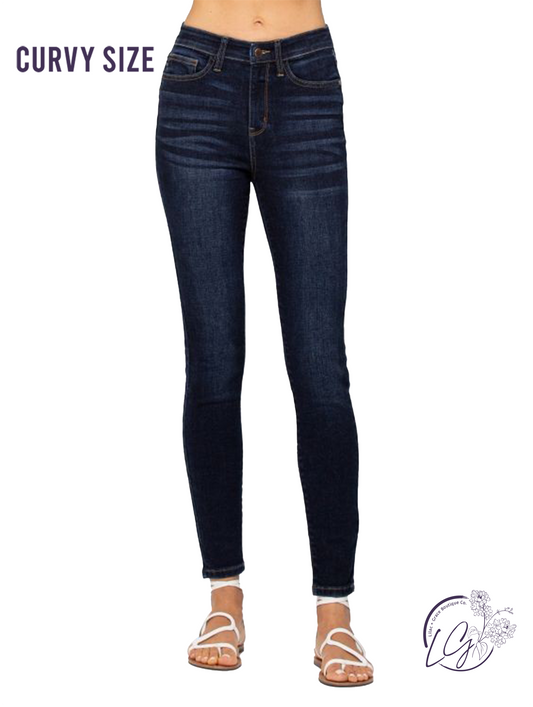 Curvy Catherine High Waist Handsand Skinny by Judy Blue