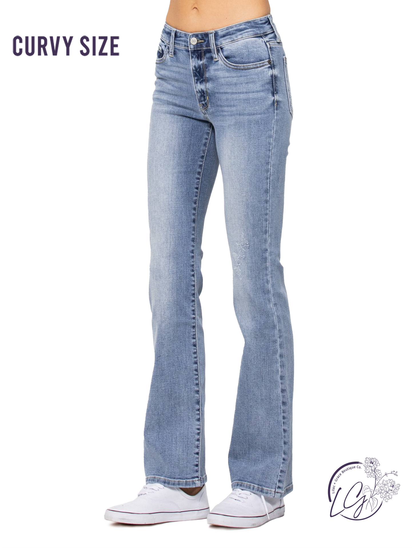 Curvy June Core Mid Rise Bootcut by Judy Blue