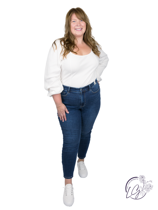 Curvy Quinsy High Waist Thermal Skinny  By Judy Blue