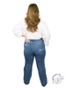 Curvy Blakely High Waist 90's Knee Destroy Straight By Judy Blue