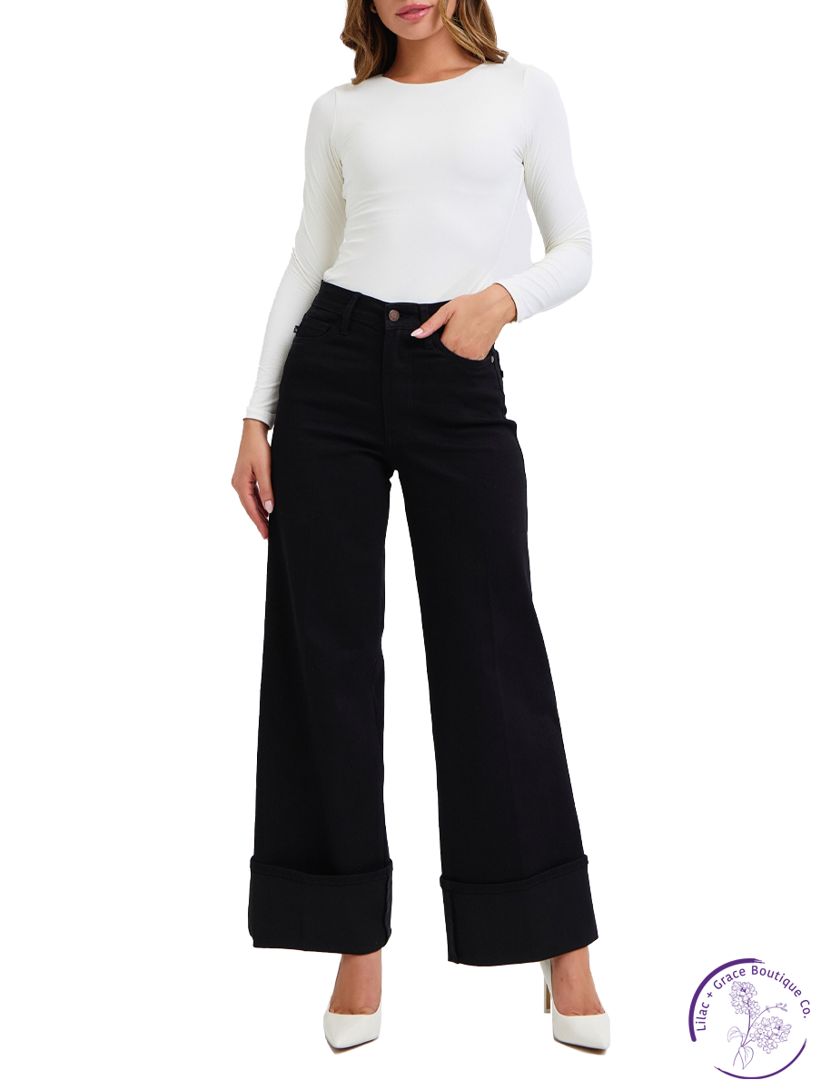 Evelynne High-Waisted Wide Leg Jean by Judy Blue