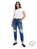 Massie High-Rise Wide-Leg Distressed by Judy Blue