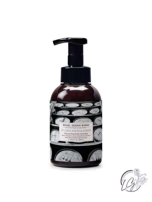 Bourbon & Amber Foaming Hand Soap By Michel