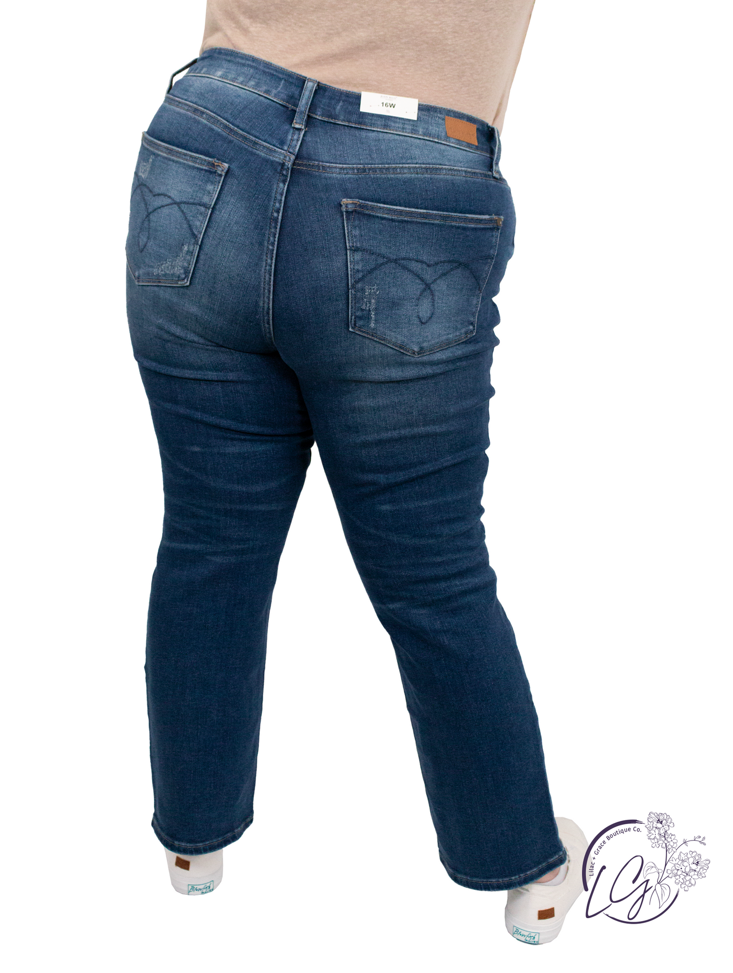 Curvy Eleanor High-Rise Dad Jean by Judy Blue