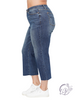 Curvy Aubriella High Rise Wide Leg Crop by Judy Blue