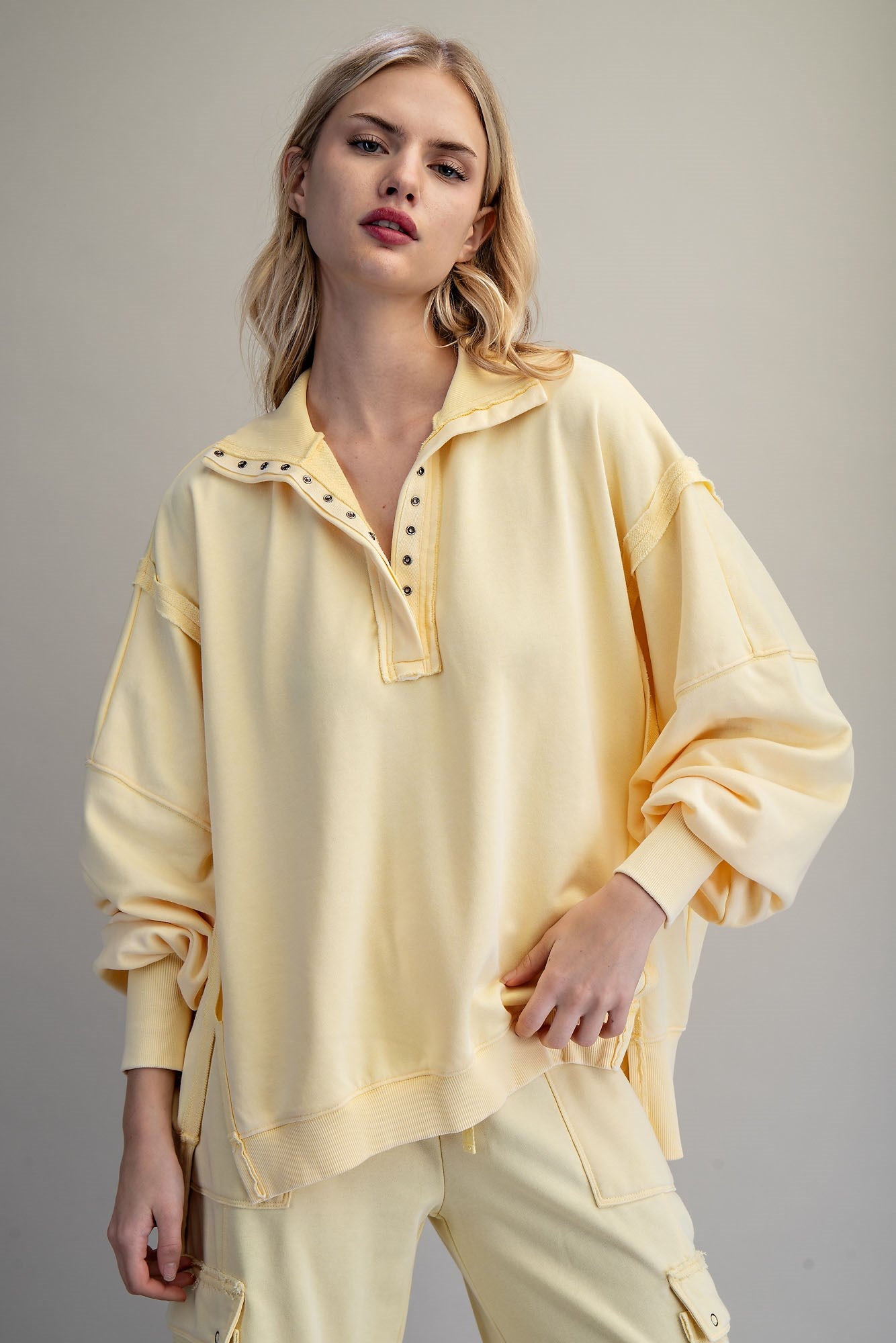 Street Luxe Cargo Pullover