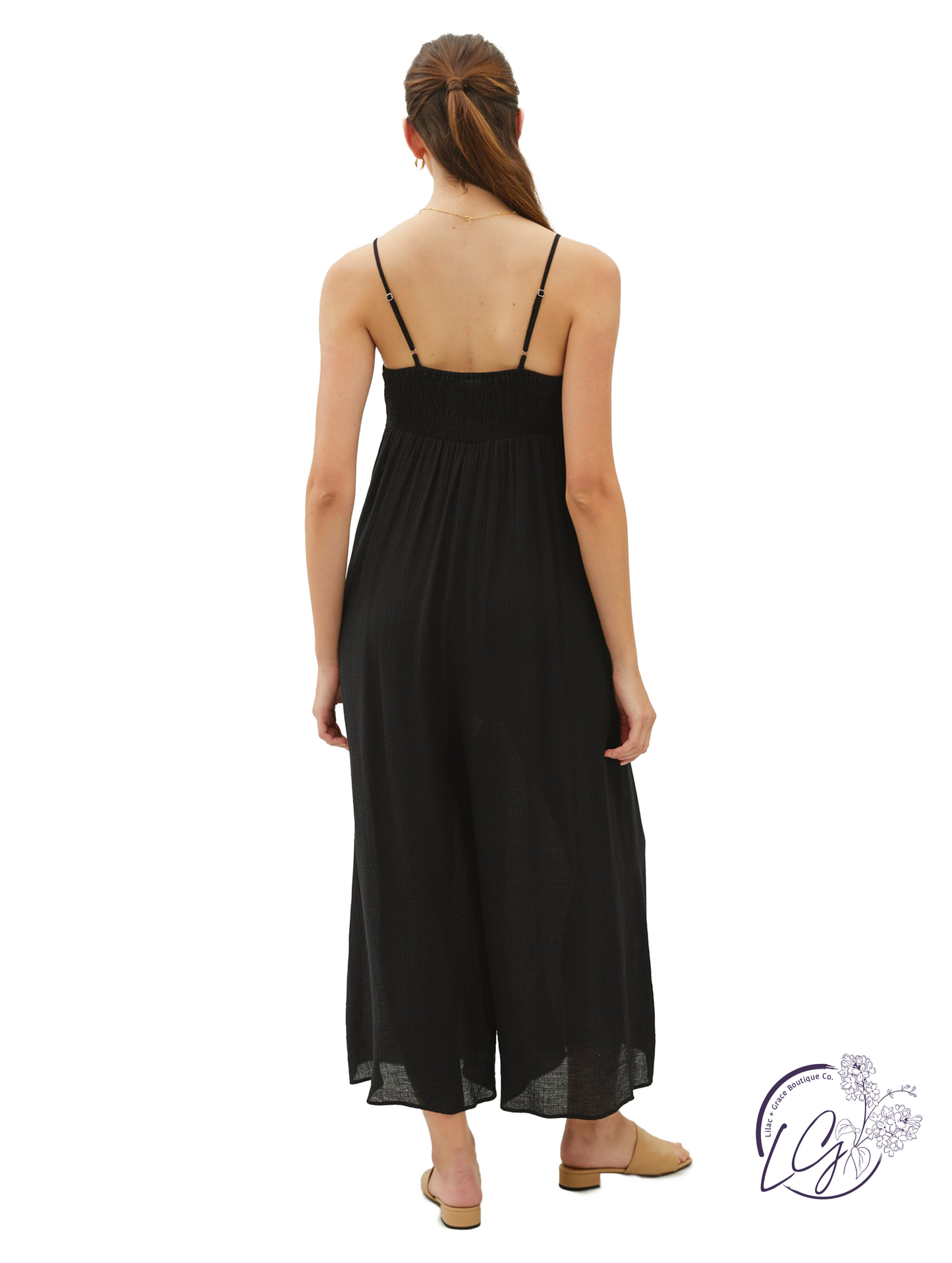 Bowtiful Wide Leg Jumpsuit