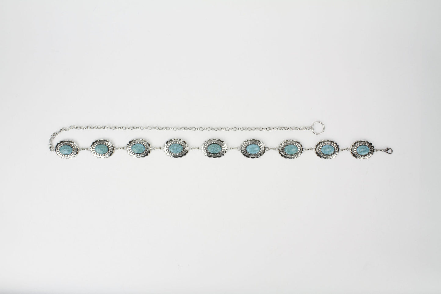 Silver Mesa Turquoise Concho Belt