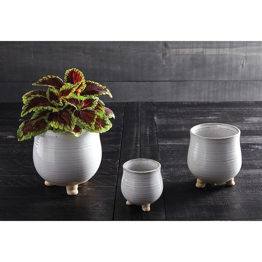 Round Pot with Legs - Medium