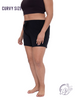 Curvy Athleisure Shorts with Drawstrings