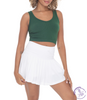 Ribbed Seamless Cropped Tank Top