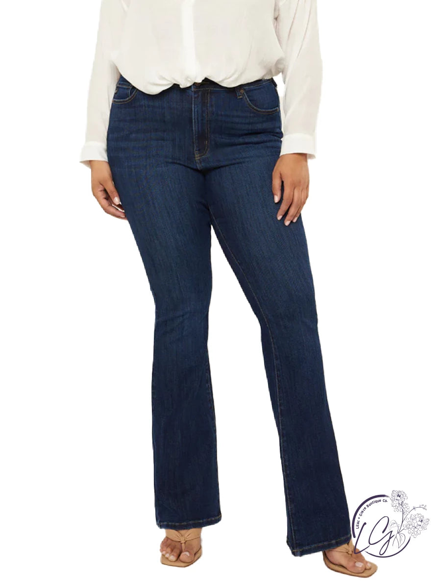 Curvy Lorelai High Rise Bootcut By Kancan