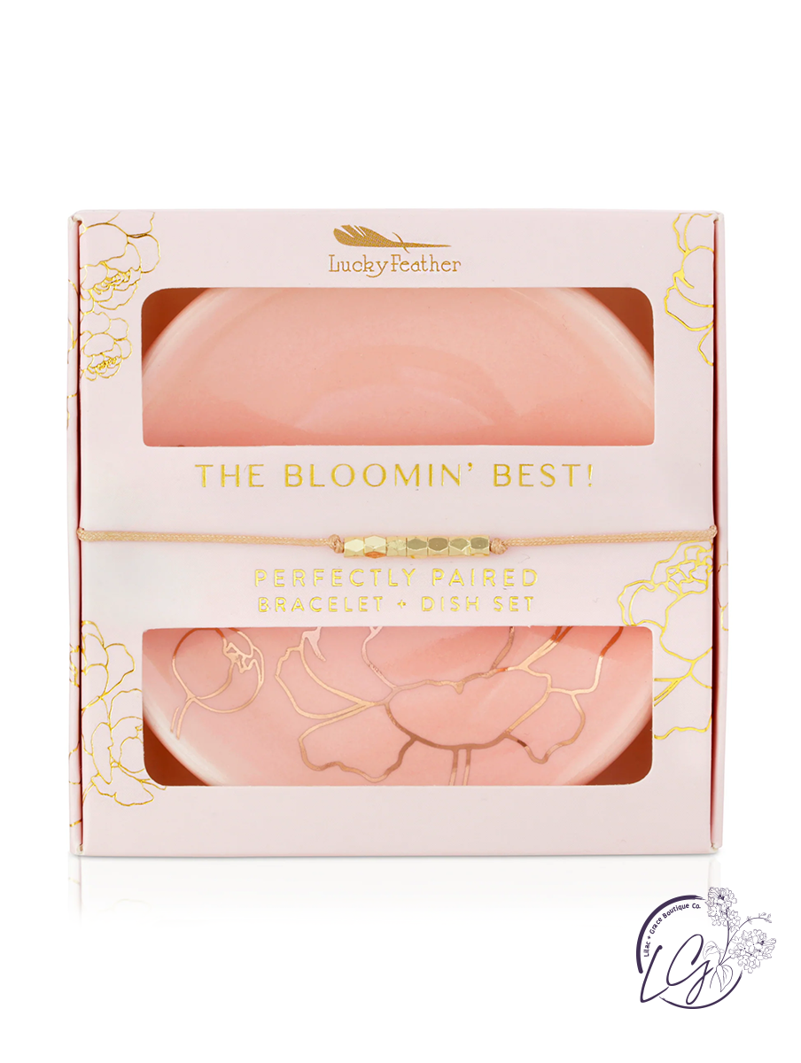 You're the Bloomin' Best - Bracelet + Dish Set